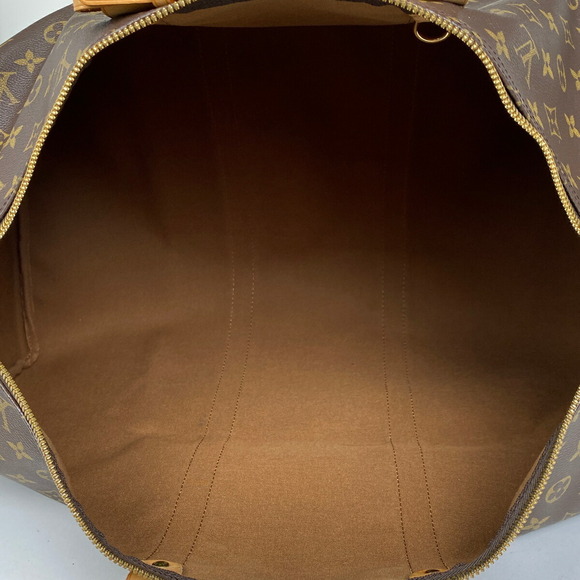 Louis Vuitton Keepall Handbag Travel Business Boston Bag Monogram Brown